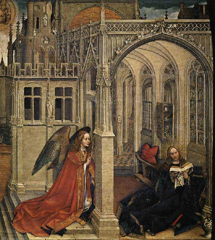 Robert Campin Annunciation France oil painting art